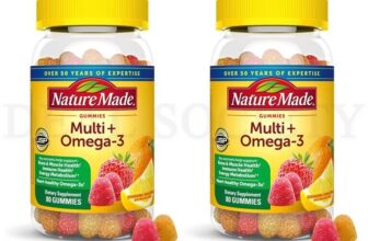 Nature Made Multivitamin + Omega-3 Gummy Vitamin 80 Count Each Lot of 2