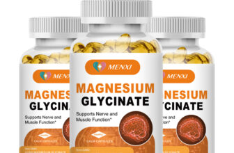 Magnesium Glycinate 400mg – 3 X 120 Capsules – Gluten Free and Non-GMO