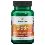 Swanson Premium Super Strength Biotin Softgels, 10,000 Mcg, 60 Count