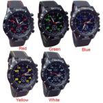 Quartz Analog Watch Men Military Watches Sport Wristwatch Silicone Fashion Hours