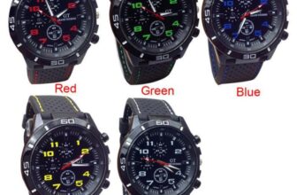 Quartz Analog Watch Men Military Watches Sport Wristwatch Silicone Fashion Hours