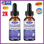 2*60ml Glucosamine Chondroitin MSM Liquid Drops, Joint Support Supplement