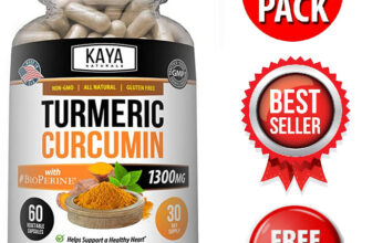 (2 Pack) Turmeric Curcumin w/ Bioperine High Absorption & Potency 1300mg