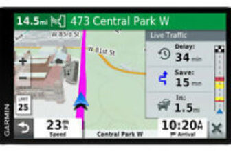 Garmin DriveSmart 65 6.95″ GPS System with Real-Time Traffic – 010-02038-02