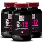 Daily Power – B-12 METHYLCOBALAMIN – Energizing Routine 3 Bottles 300 Tablets