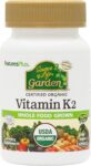 Natures Plus Source of Life Garden Certified Organic Vitamin K2-120 mcg, 60…