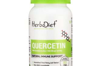 Quercetin with Bromelain & Zinc 1050 mg Natural Immune Respiratory Support