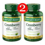 2-Pack Nature’s Bounty Cranberry 4200mg + Vitamin C 250 Softgels *Exp. 01/2026*