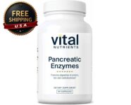 Vital Nutrients – Vegan Pancreatic Enzymes, 90 Vegan Capsules – FREE SHIPPING