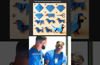 How to make an origami dog