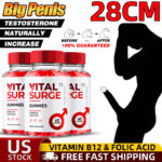 Vital Surge Male Gummies Maximum Strength Vital Surge Advanced Formula 60 Count