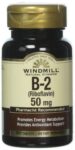 Windmill Natural Vitamin B-2 Riboflavin Dietary Supplement 50mg Tablets 100 Each