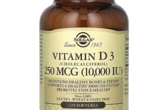 Solgar Vitamin D3 10,000 Iu (250 mcg) 120 Sgels