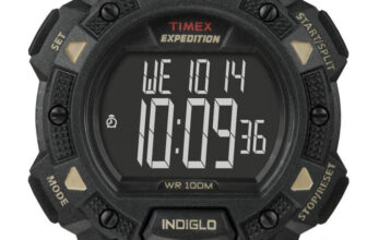 Timex T49896, Men’s Expedition Chronograph Shock Watch, Indiglo, Alarm, NEW
