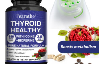 Thyroid Health – Energy & Focus & Weight Support w/ Iodine, Kelp, & MORE