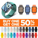 For Apple Watch Silicone Band Strap Series SE 1 2 3 4 5 6 7 Sports 38/40/42/44mm