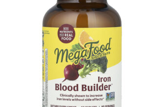 MegaFood Blood Builder 90 Tablets Dairy-Free, Kosher, Non-GMO, NSF Certified,