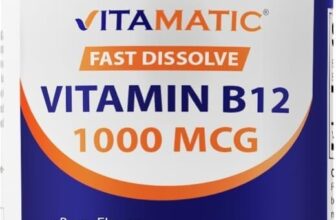 Vitamatic Vitamin B12 1000 mcg Fast Dissolve 365 Tablets – Berry Flavor – Suppor