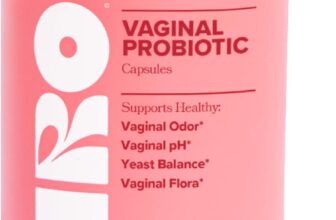 URO Vaginal Probiotics for Women pH Balance Promote Healthy Vaginal Odor 60 ct