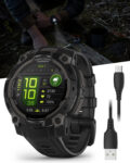 Garmin Instinct 3 45 mm GPS Outdoor Rugged Smartwatch AMOLED Black