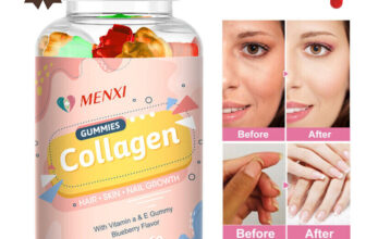 Collagen Vitamin Gummies for Hair Skin & Nails, Premium Collagen Supplement 60pc