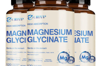 120pcs Magnesium Glycinate Capsules – Sleep Support, Stress Relief Support Bone