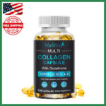 Multi Collagen Complex Hair Skin Nails Bone Health Premium Collagen 120Capsules