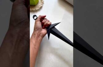 DIY Naruto kunai Paper knife ninja tutorial | Naruto kunai tutorial | Art beats