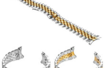 20mm Jubilee Bracelet Replacement  Stainless Steel Solid Curved End Watch Band Strap Fit For Rolex Watch