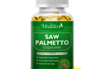 Saw Palmetto Capsules 500mg -Premium Prostate Health Support Supplement for Men