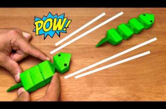 Origami Sliding Paper Snake | Fun & Easy Origami
