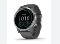 Garmin vívoactive 4 with Silicone Band GPS Running Watch – Shadow Gray