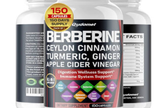 Premium Berberine with Ceylon Cinnamon 12,000mg 150 Caps Heart Health & Immune.