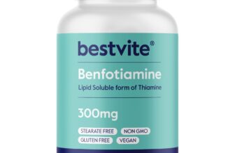 Benfotiamine 300mg (240 Vegetarian Capsules) No Stearates – Vegan