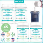 Lot 1LB Multi Collagen Protein VC Powder Hydrolyzed Peptides Types I II III V X