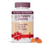 SmartyPants Teen Girl Multi Gummies 120 Count Omega 3s Biotin Vitamin D B12