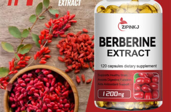 Berberine Supplement 1200mg per Serving – High Absorption Heart Health Support