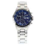 SEIKO SPIRIT SBTQ071 Analog Quartz Chronograph Blue Silver