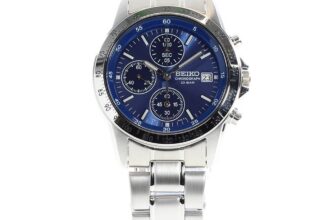 SEIKO SPIRIT SBTQ071 Analog Quartz Chronograph Blue Silver
