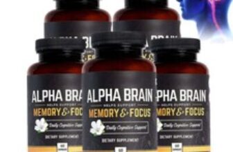 Alpha Brain Memory & Focus 60 Capsules Supplement for Men & Women 1-5Bottle 2025