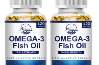 3600mg Omega 3 Fish Oil Capsules 3x Strength EPA & DHA, Highest Potency 240Pills