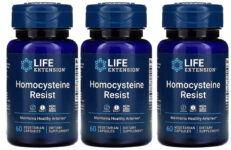 Homocysteine Resist 3X60 Caps Life Extension Folate/Vitamin B6/Vitamin B12