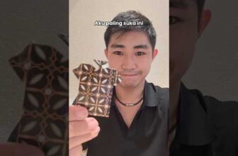 Tutorial bikin origami batik👔 #origami