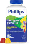 Phillips’ Fiber Good Gummies, Prebiotic Fiber Supplement with Inulin Soluble Fi