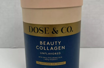 Dose Co Beauty 15g Collagen Unflavored 9 Oz Hyaluronic Acid Vitamin C Exp 11/25