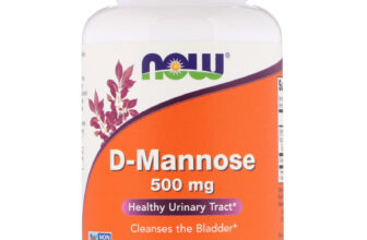 Now Foods, (2 Pack) D-Mannose, 500 mg, 120 Veg Capsules
