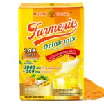 Turmeric Drink Mix Supplement, Turmeric Curcumin with 3000mg Curcuminoids