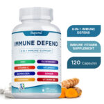 8-in-1 Immune Defend – Vitamin C, Turmeric – Enhance Immunity, Anti-oxidation