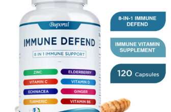 8-in-1 Immune Defend – Vitamin C, Turmeric – Enhance Immunity, Anti-oxidation