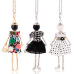 Cute Women Necklace Statement Lady Charm Long Trendy Necklace 2020 New Fashion Female Big Pendant Lovely Jewelry Gift Wholesale